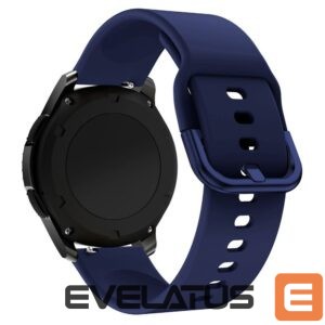 Siksniņa Hurtel  Silicone Strap TYS band for Samsung Galaxy Watch 40 / 41 / 42 / 43 / 44 mm - dark blue 