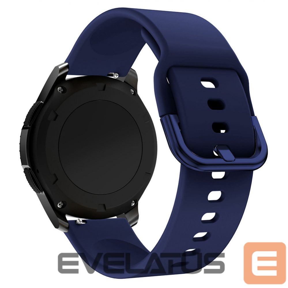 Rihm Hurtel Silicone Strap TYS band for Samsung Galaxy Watch 40 / 41 / 42 / 43 / 44 mm - dark blue