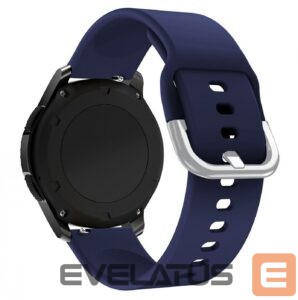 Siksniņa Hurtel  Silicone Strap TYS band for Samsung Galaxy Watch 45 / 46 / 47 mm - dark blue 