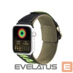 Strap Dux Ducis  Dux Ducis Strap (Outdoor Version) Apple Watch Ultra Strap, SE, 9, 8, 7, 6, 5, 4, 3, 2, 1 (49, 45, 44, 42 mm) Nylon Band Bracelet Black/Green 