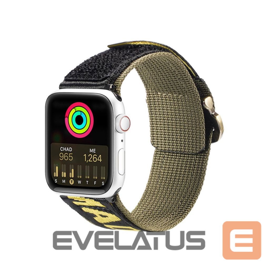 Rihm Dux Ducis Dux Ducis Strap (Outdoor Version) Apple Watch Ultra strap, SE, 9, 8, 7, 6, 5, 4, 3, 2, 1 (49, 45, 44, 42 mm) nylon strap yellow bracelet