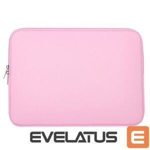 Book case Hurtel  Universal 14" laptop cover - pink 