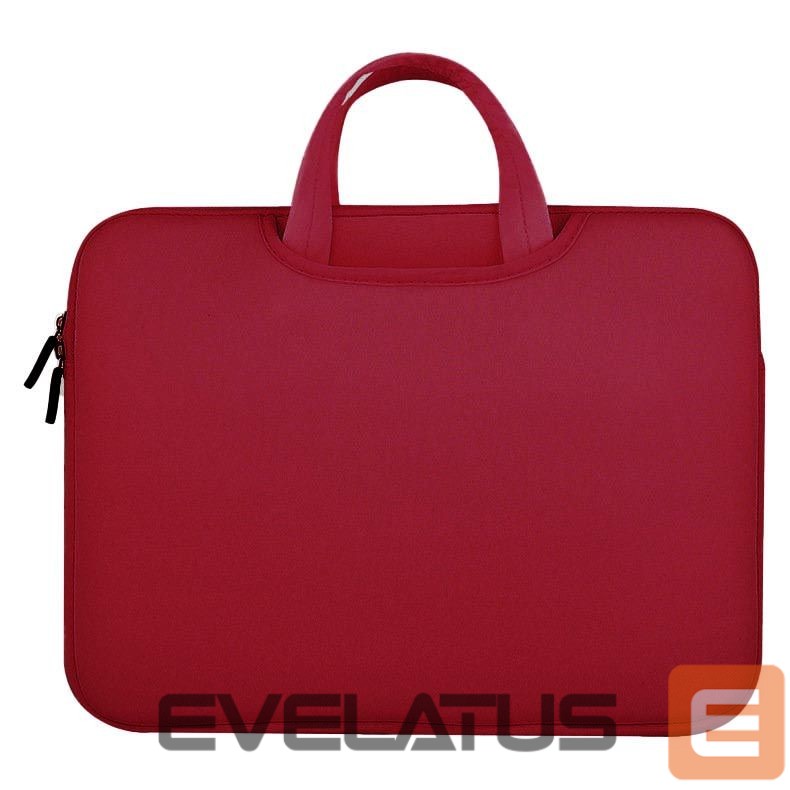 Book case Hurtel Universal laptop bag 15.6'' - red