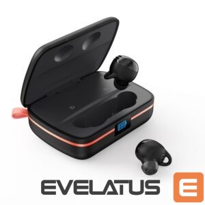 Wired speakers Choetech  Choetech TWS wireless headphones waterproof with solar panel and built-in 2500mAh powerbank black (BH-T05) 