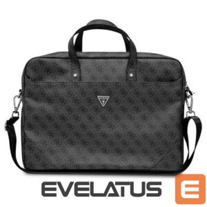 Portatīvo datoru soma Guess  Guess Saffiano 4G Triangle Logo bag for a 16'' laptop - black 