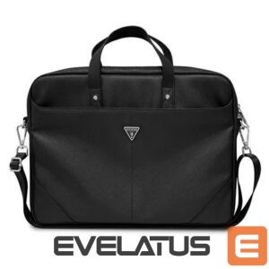 Portatīvo datoru soma Guess  Guess Saffiano Triangle Logo bag for a 16'' laptop - black 
