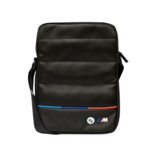 Back panel cover BMW  BMW BMTB10PUCARTCBK Tablet bag 10" black/black Carbon&Nylon Tricolor 