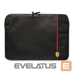 Nešiojamojo kompiuterio krepšys Ferrari  Ferrari Carbon&Smooth case for a 14" laptop - black 