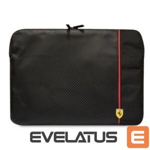 Portatīvo datoru soma Ferrari  Ferrari Carbon&Smooth case for a 14" laptop - black 