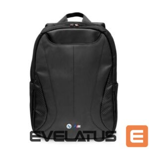 Laptop Bag BMW  BMW Carbon&Leather Tricolor backpack for a 16" laptop - black 