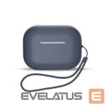 Wireless headphones Hurtel  Silicone case for AirPods 3 + wrist strap lanyard - blue 