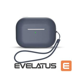 Belaidės ausinės Hurtel  Silicone case for AirPods 3 + wrist strap lanyard - blue 