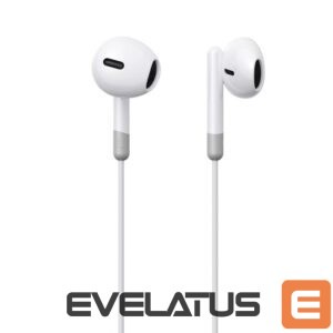 Vadu austiņas Joyroom  Joyroom JR-EW01 in-ear wired mini jack headphones with remote control - white 