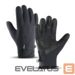 Jalgratta tarvik Hurtel  Anti-slip winter phone sports gloves (size XL) - black 