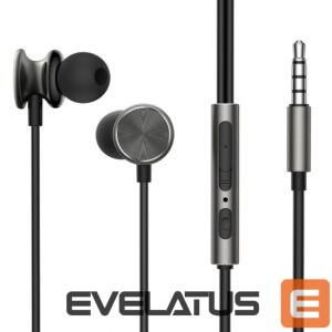 Vadu austiņas Joyroom  Joyroom Wired Series JR-EW03 wired in-ear headphones - dark gray 