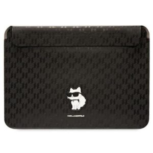 Holders and stands Karl Lagerfeld  Karl Lagerfeld Saffiano Monogram Choupette case for a 14" laptop - black 
