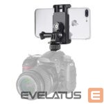 Kaameratarvik Hurtel  Phone/Sports Camera Holder with Adapter - Black 