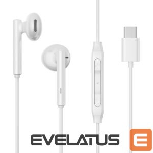 Vadu austiņas Joyroom  Joyroom JR-EC05 USB-C in-ear headphones - white 
