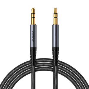 Parveidotājs Joyroom  Joyroom stereo audio cable AUX 3.5 mm mini jack 1.2m black (SY-A08) 