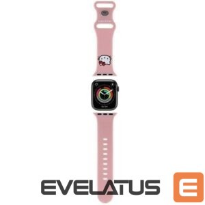 Dirželis Hello Kitty  Hello Kitty Silicone Kitty Head strap for Apple Watch 38/40/41mm - pink 