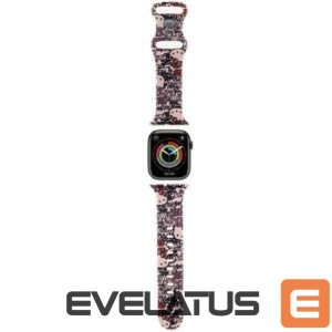 Siksniņa Hello Kitty  Hello Kitty Silicone Tags Graffiti Strap for Apple Watch 38/40/41mm - Pink 