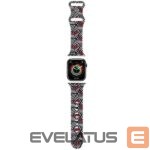 Dirželis Hello Kitty  Hello Kitty Silicone Bows & Stripes Strap for Apple Watch 38/40/41mm - Black 