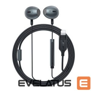 Wired headphones Acefast  Acefast L1 in-ear headphones with Lightning connector, microphone and remote control 1.2 m - black 