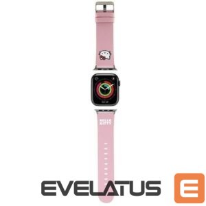 Dirželis Hello Kitty  Hello Kitty Kitty Head strap for Apple Watch 38/40/41mm - pink 