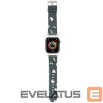 Siksniņa Hello Kitty  Hello Kitty Heads & Bows Pattern Strap for Apple Watch 38/40/41mm - Black 