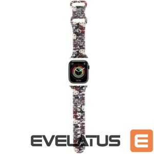 Dirželis Hello Kitty  Hello Kitty Silicone Tags Graffiti strap for Apple Watch 38/40/41mm - beige 