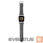 Siksniņa Karl Lagerfeld  Karl Lagerfeld Saffiano Monogram strap for Apple Watch 38/40/41mm - silver 
