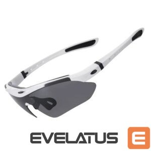 Dviračio priedas Rockbros  Rockbros 10142 photochromic UV400 cycling glasses - white 