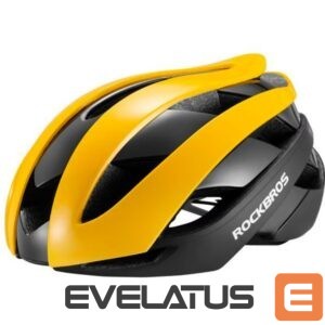 Dviračio priedas Rockbros  Rockbros 10110004006 bicycle helmet, size M - yellow and black 