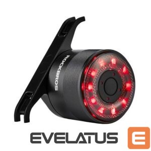 Bicycle accessory Rockbros  Rockbros Q1 Rear Bike Light 7 Color LED + USB-C - USB-A Cable - Black 