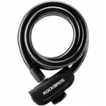 Dviračio priedas Rockbros  Rockbros RKS515-BK bicycle lock with 1.1 m key - black 