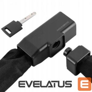 Dviračio priedas Rockbros  Rockbros 32430708001 bicycle lock with key 0.97 m - black 