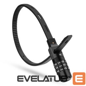 Dviračio priedas Rockbros  Rockbros 3240001001 bicycle lock for 0.5 m combination - black 