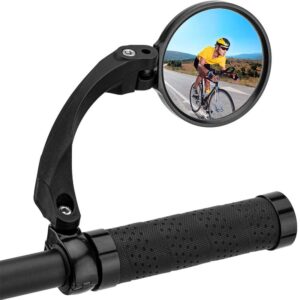 Bicycle accessory Rockbros  Rockbros 26210001004 bicycle mirror, right, rear - black 