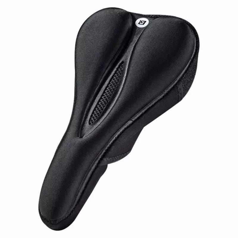 Bicycle accessory Rockbros Rockbros LF047-B silicone gel bicycle seat cover size L - black