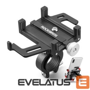 Bicycle accessory Rockbros  Rockbros 699-BK Aluminum Alloy Bicycle Phone Holder - Black 