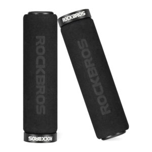Bicycle accessory Rockbros  Rockbros BT1001BKBK sponge bicycle handlebar grips - black 