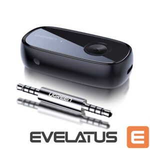 Kõrvaklapid Ugreen  Ugreen Bluetooth 5.0 audio receiver AUX aptX, aptX LL mini headphone jack black (70304) 