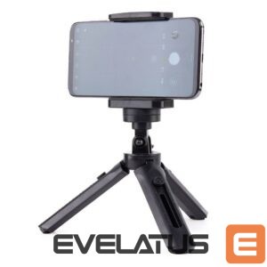 Kaameratarvik Hurtel  Mini tripod selfie stick holder for phone camera GoPro 16 - 21 cm black 