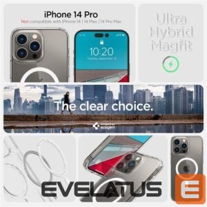 Nugarėlės dėklai Spigen  White || Transparent 