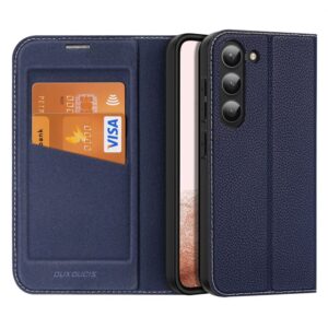 Aizmugurējais vāciņš Dux Ducis  Dux Ducis Skin X2 case Samsung Galaxy S23+ flip case wallet stand blue 