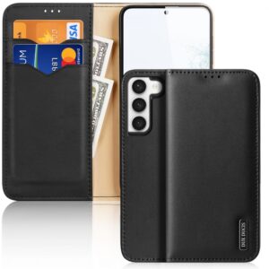 Aizmugurējais vāciņš Dux Ducis  Dux Ducis Hivo case Samsung Galaxy S23+ flip case wallet stand RFID blocker black 