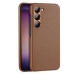 Back panel cover Dux Ducis  Dux Ducis Grit case for Samsung Galaxy S23+ elegant case made of artificial leather brown 