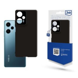 Back panel cover 3MK  3mk Matt Case for Poco F5 - black 