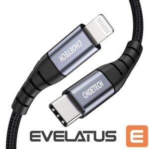 Cable Choetech  Choetech IP0041 USB-C / Lightning MFi 480Mb/s 3A 2 m cable - black 