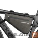 Piederums velosipēdiem Rockbros  Rockbros AS-017 bicycle frame bag 5 l - dark green 